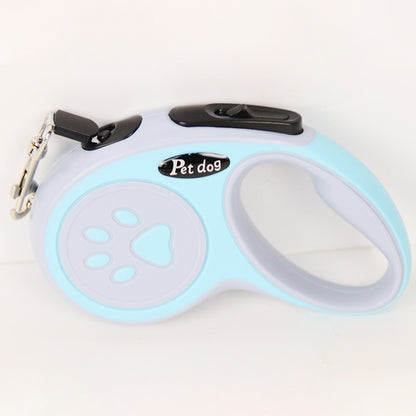 Correa retráctil para perros – freno automático de 1 clic y diseño ergonómico