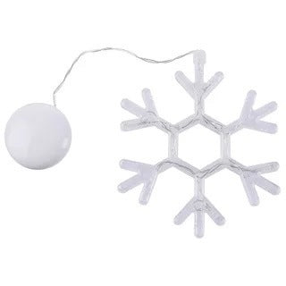 lámpara LED navideña de ventosa con luz cálida y diseño decorativo para ventanas y superficies lisas de 70 cm