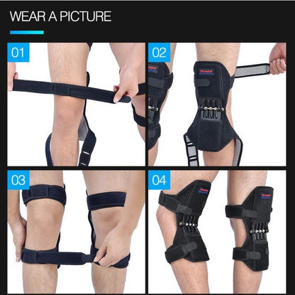 Rodillera Patella Booster con Resortes de Potencia – Soporte D