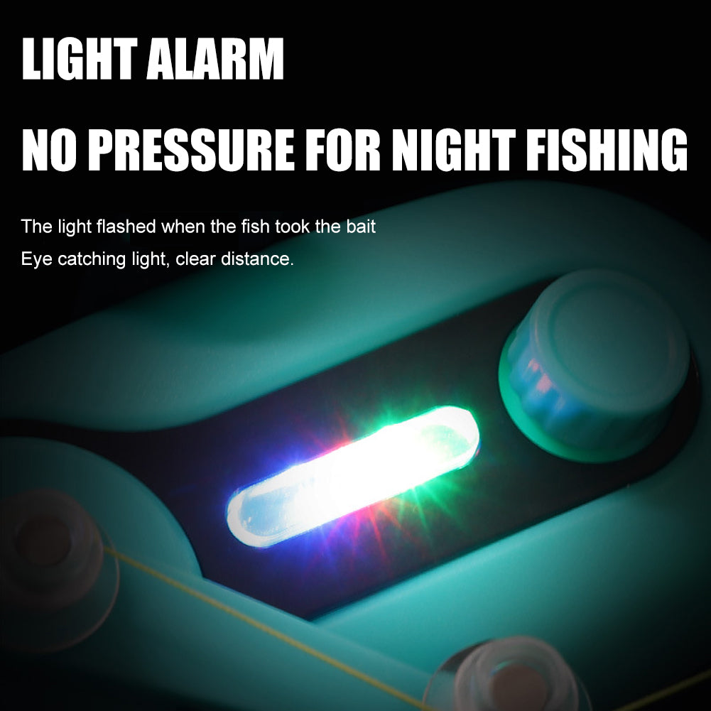 Alarma electrónica de mordida de pez con luz LED y sonido de 80 dB