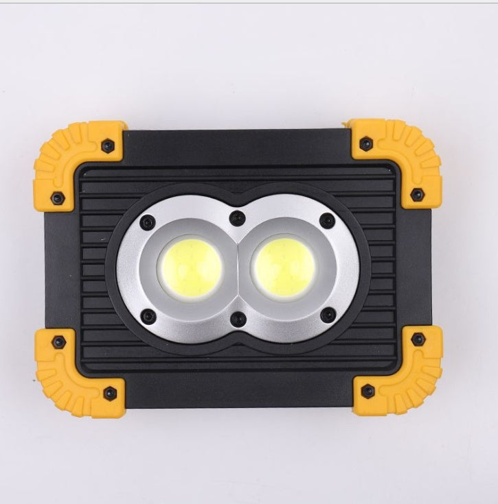 Luz LED Portátil de Emergencia 20W – Recargable por USB para Camping y Uso Doméstico