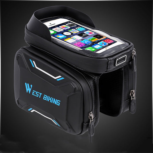 🚴‍♂️ Bolsa Impermeable para Bicicleta con Pantalla Táctil – WEST BIKING 💧📱