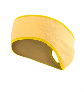 Cinta deportiva térmica unisex – Banda elástica con forro polar para running, fitness y yoga