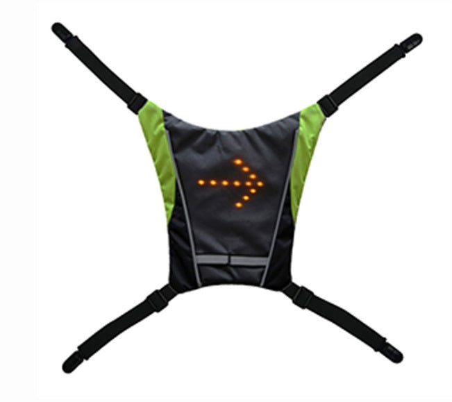 Chaleco reflectante LED recargable por USB – Seguridad y visibilidad para ciclismo nocturno