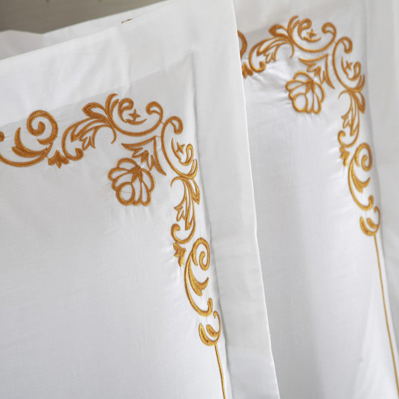 Juego de Cama de Algodón Puro – 4 Piezas Premium de Alta Densidad