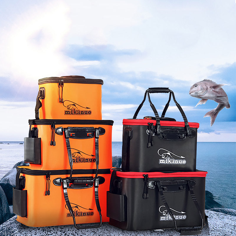 Bolsa de pesca plegable EVA impermeable – caja viva portátil para peces