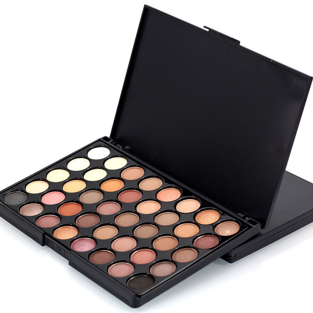 Paleta de Sombras de Ojos 40 Colores Waterproof y de Larga Duración