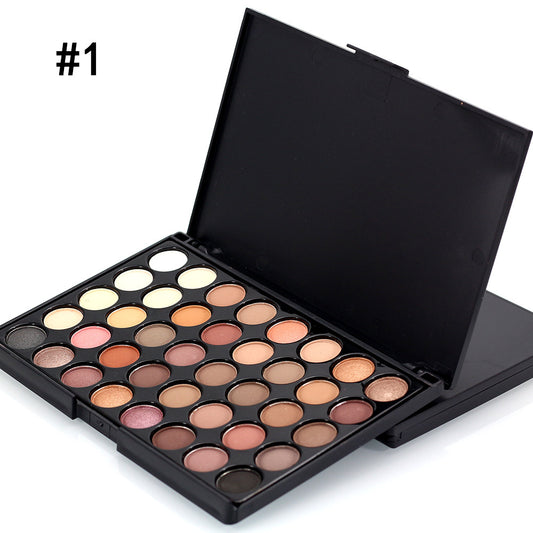 🌈 Paleta de Sombras 40 Colores – Waterproof & Glitter ✨💄