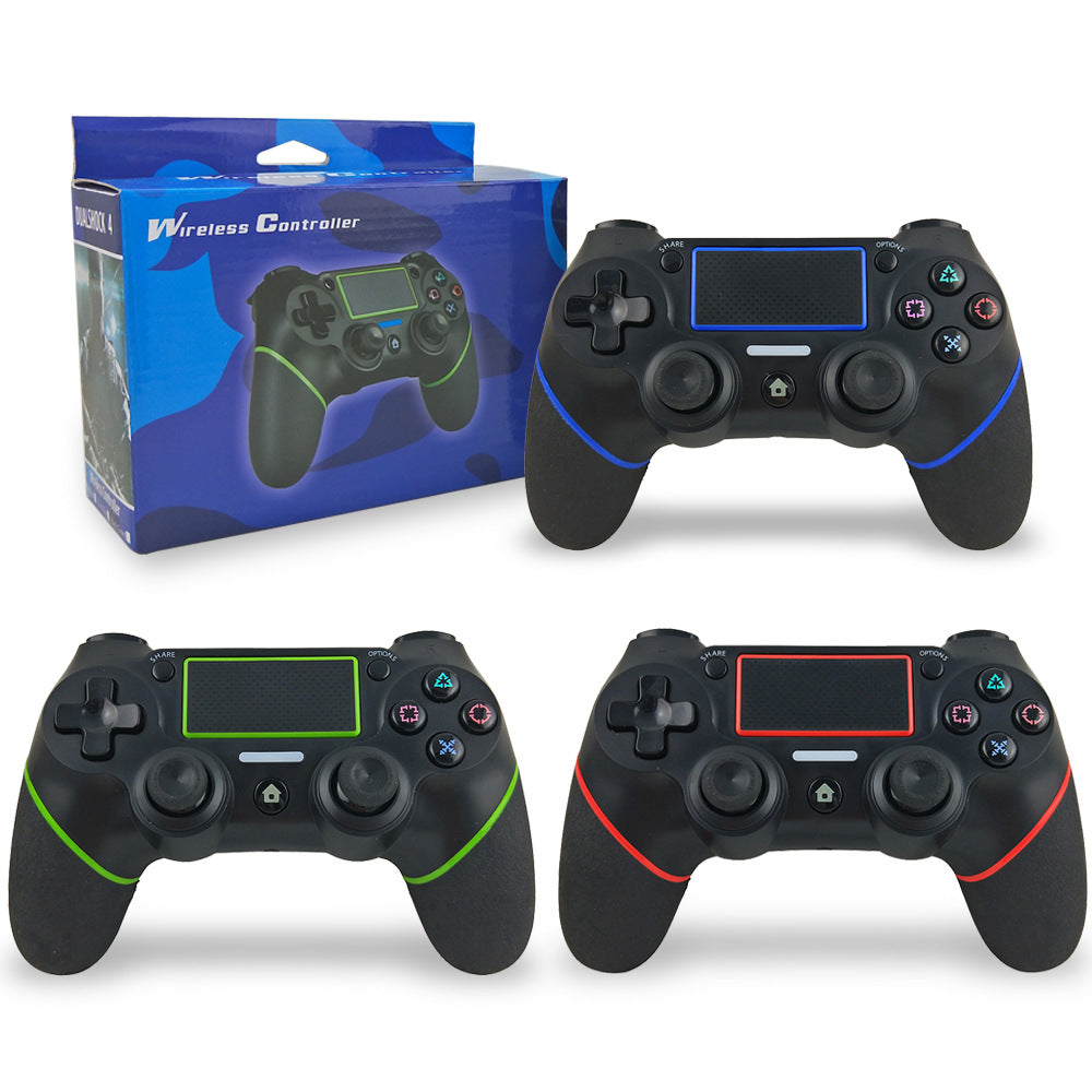 Mando inalámbrico Bluetooth para PS4 en ABS, con conexión USB estable y función de vibración, diseño ergonómico para juego preciso y uso prolongado