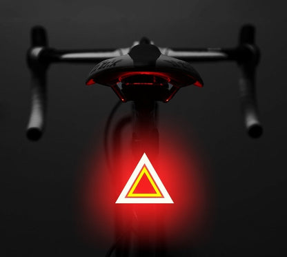 Luz trasera USB para bicicleta – LED recargable y resistente al agua