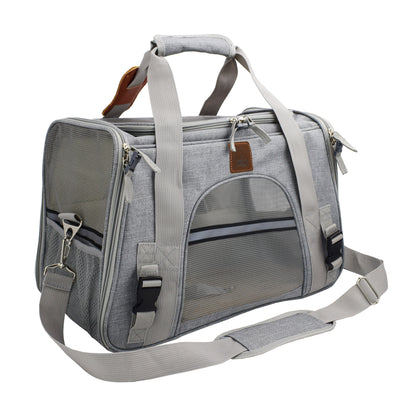 Asiento transportín para perros – Tela Oxford resistente y diseño seguro para coche