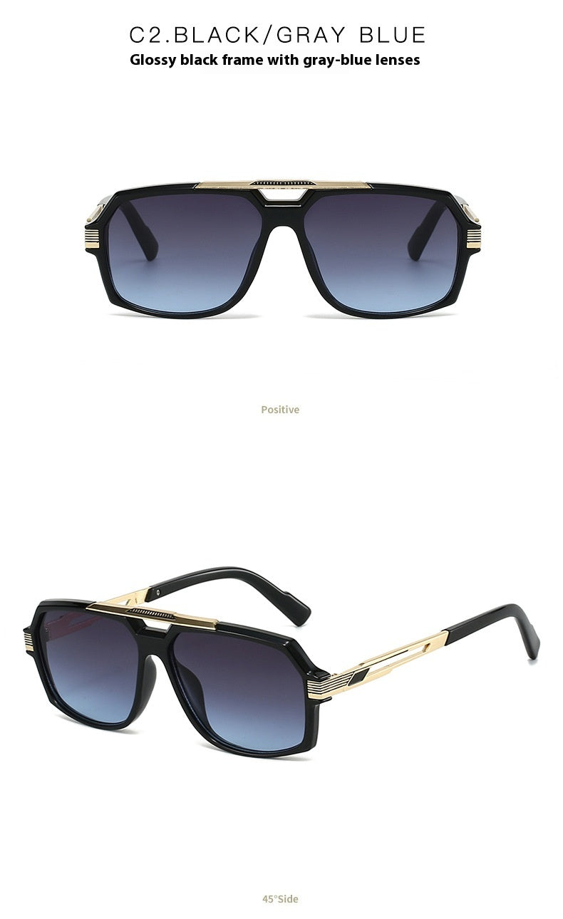 Gafas de sol ovaladas para hombre – Estilo moderno con protección UV