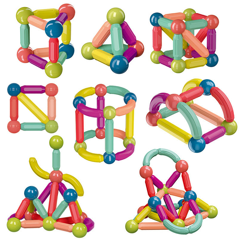 Bloques Magnéticos Infantiles – Juego Educativo de Construcción Creativa