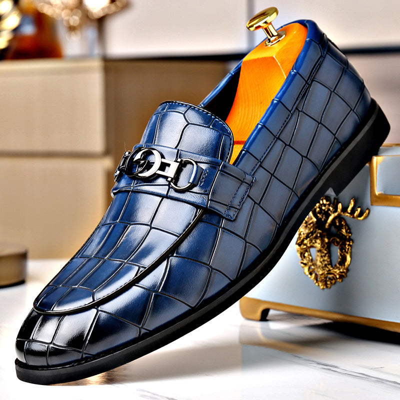 Mocasines casuales hombre – Hebilla metálica estilo juvenil