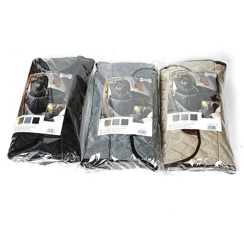 Cama transportadora 2 en 1 para mascotas – Asiento de coche plegable e impermeable