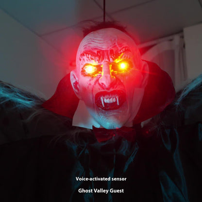 Murciélago Luminoso con Sensor de Luz – Decoración Colgante de Halloween