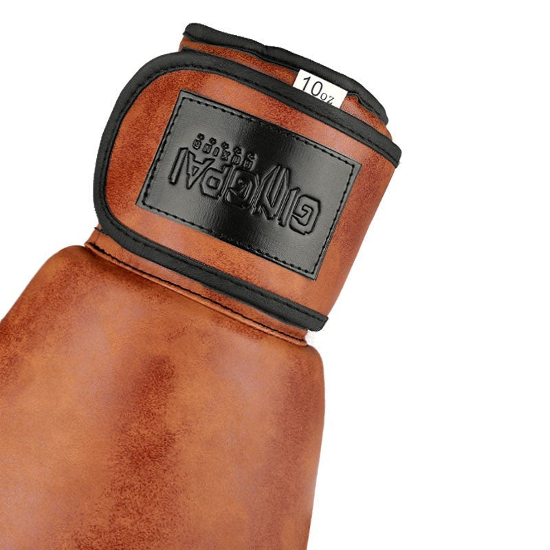Guantes de boxeo vintage – diseño retro en cuero PU de alta calidad
