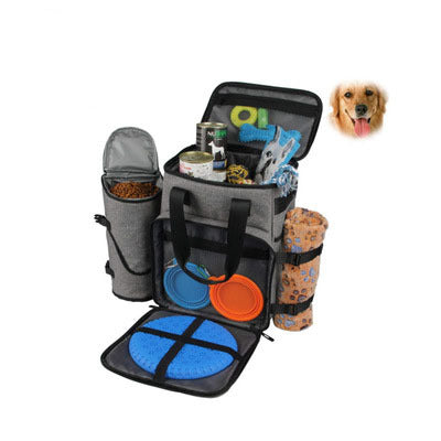 Bolso de viaje para comida de mascotas – Material Oxford resistente y capacidad de 5–6 L