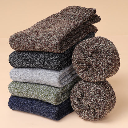 Calcetines retro de invierno para hombre – Pack de 5 o 10 pares estilo vintage