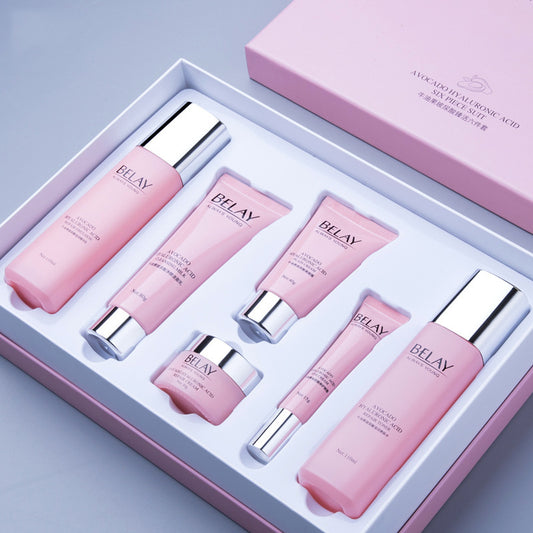 🍃 Set de Cuidado Facial – Ácido Hialurónico & Extractos Naturales ✨💧