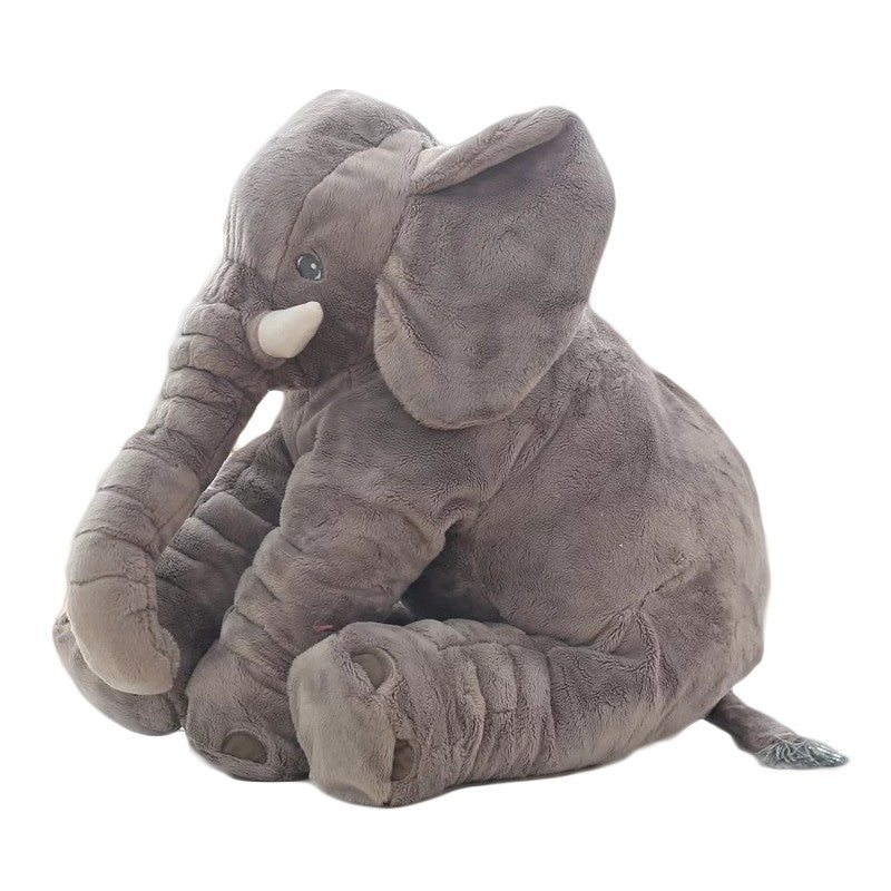 Peluche Elefante Gigante 🐘💖 | Almohada Suave + Manta Multifuncional 🛏️✨