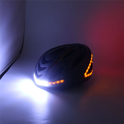 Casco inteligente con luz LED para ciclismo – seguridad total y estilo moderno