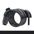 Candado antirrobo para bicicleta con código – Cable de acero trenzado de 5 dígitos