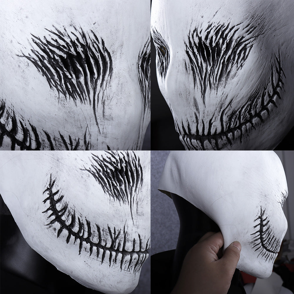 Máscara de Fantasma de Látex – Disfraz de Terror Realista para Halloween y Fiestas