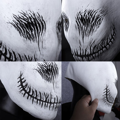 Máscara de Fantasma de Látex – Disfraz de Terror Realista para Halloween y Fiestas