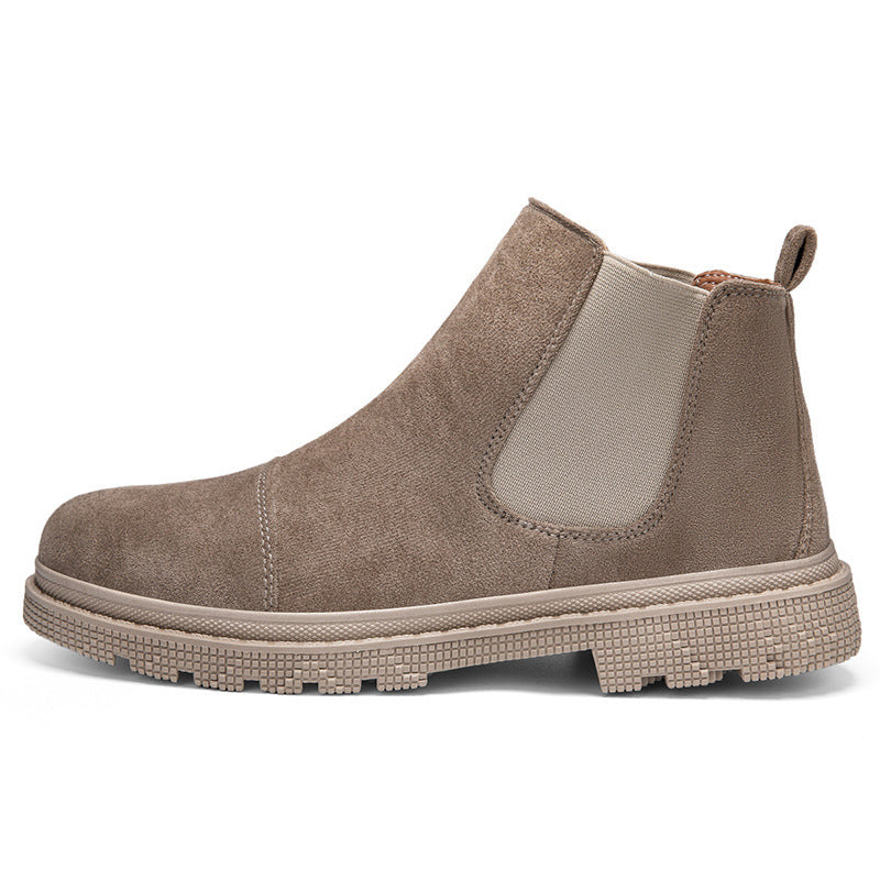 Botines retro para hombre – Plataforma media y estilo urbano