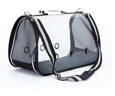 Bolsa de transporte transparente para mascotas – Diseño rígido y ventilado