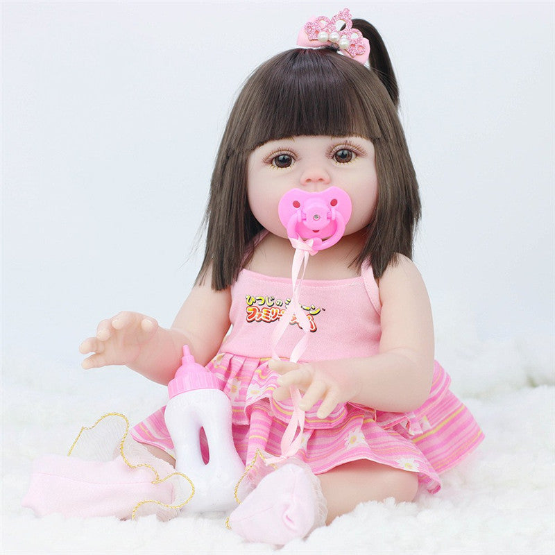 Muñeca Realista para Niños 46 cm / 53 cm – Con Función de Beber y Orinar