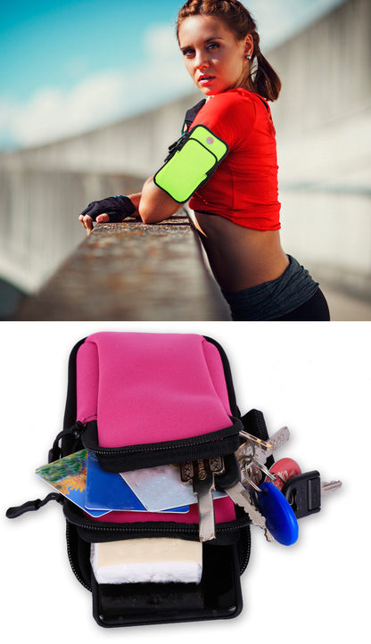 Bolso Deportivo para Brazo Impermeable – Compatible con Smartphones 4”-6”
