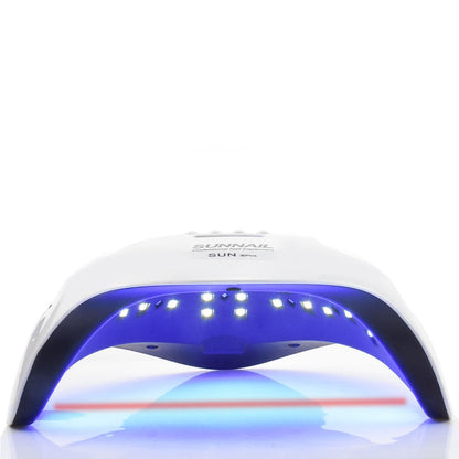 Kit Completo de Manicura Profesional con Lámpara LED 80W y Esmaltes UV