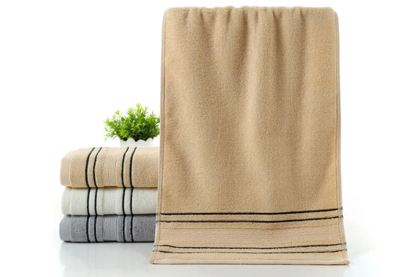 Juego de toallas de algodón 100 % puro – suaves, absorbentes y elegantes
