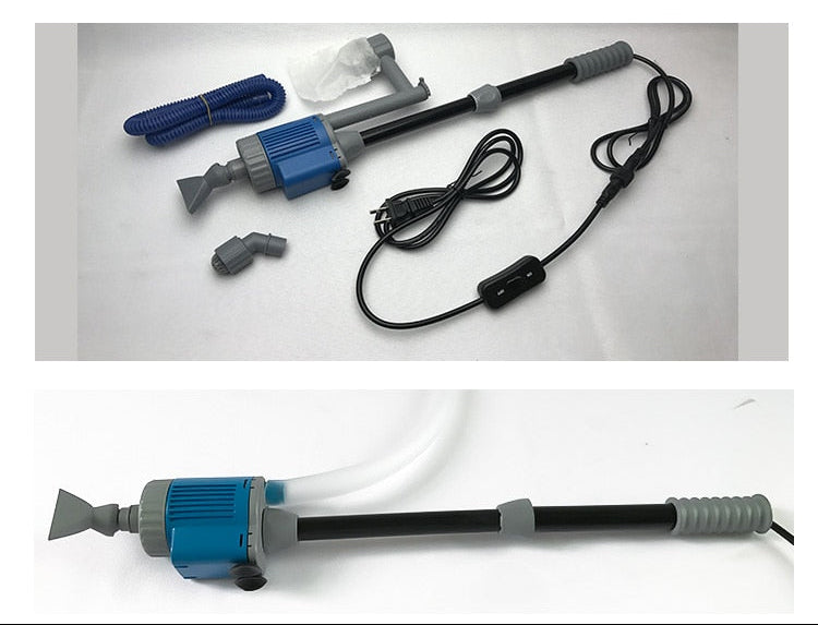Aspiradora eléctrica de grava y arena para acuarios – Cambiador de agua multifuncional