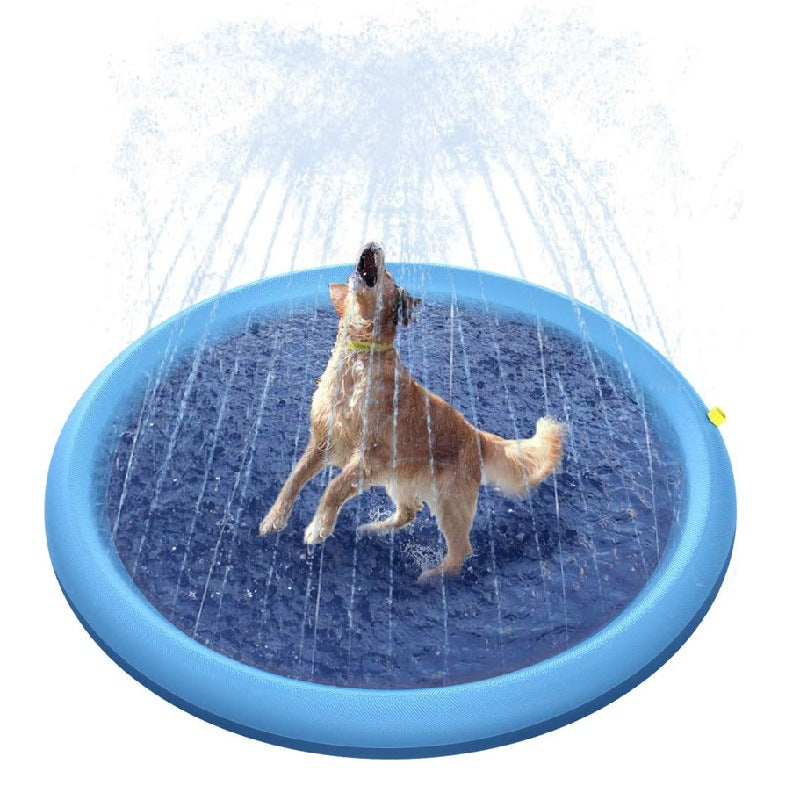 Alfombra de Agua Antideslizante para Niños y Mascotas – Diversión de Verano en el Jardín