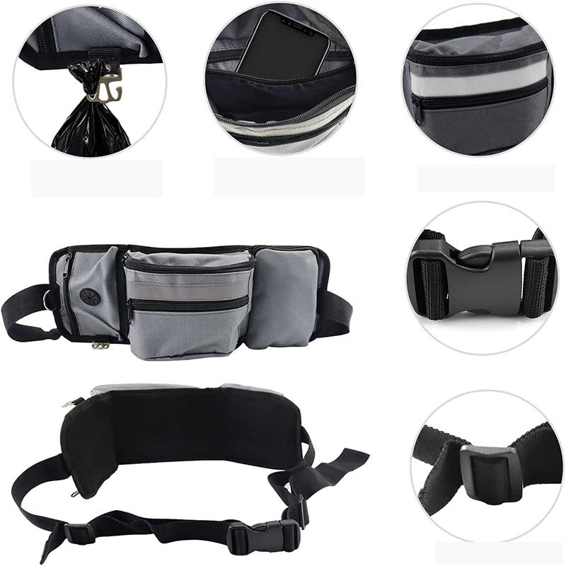 Riñonera multifuncional para pasear y entrenar perros – Ligera, resistente y cómoda