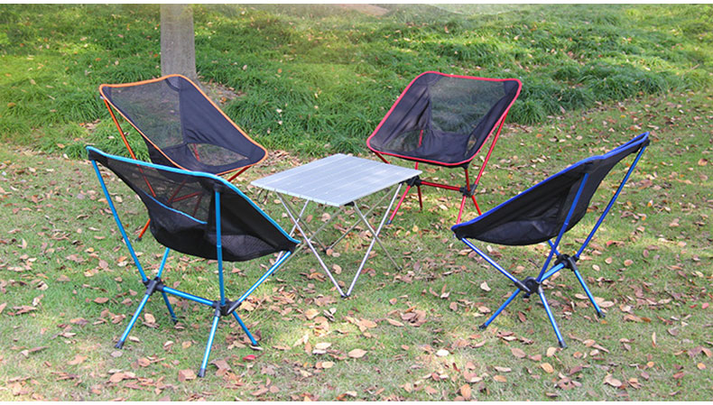Silla plegable ultraligera de aluminio – camping y actividades al aire libre
