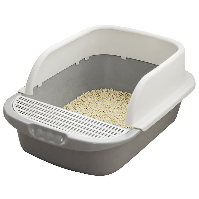 Bandeja sanitaria semicerrada para gatos – Higiénica, cómoda y apta hasta 18 kg