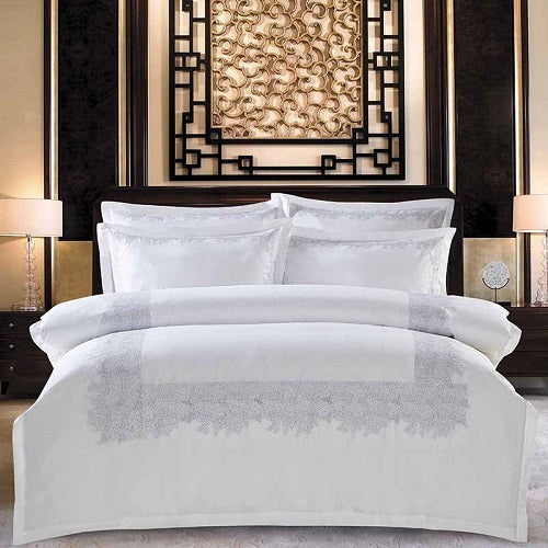 Juego de Cama de Algodón Puro – 4 Piezas Premium de Alta Densidad