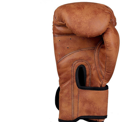 Guantes de boxeo vintage – diseño retro en cuero PU de alta calidad