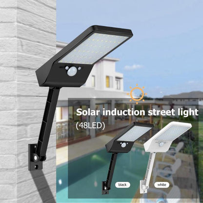 Luz Solar LED 48 con Sensor de Movimiento y Control Remoto – Iluminación Exterior Ajustable