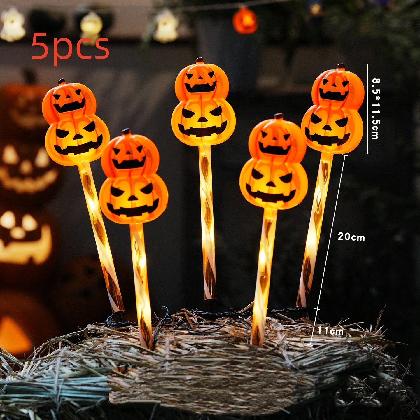 Luces LED Decorativas de Halloween – Iluminación Festiva con Figuras Cartoon