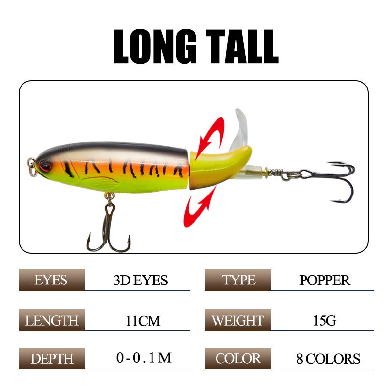 Cebo artificial flotante biónico de pesca – señuelo profesional 11 cm / 14 cm