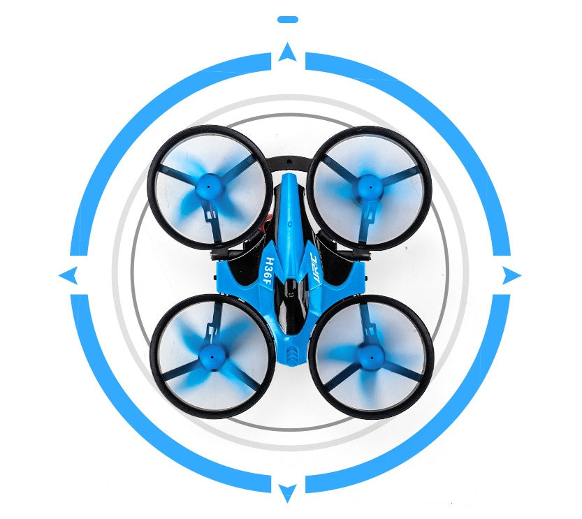 Dron 3 en 1 JJRC H36F Terzetto – Volador, Acuático y Terrestre con Control Remoto