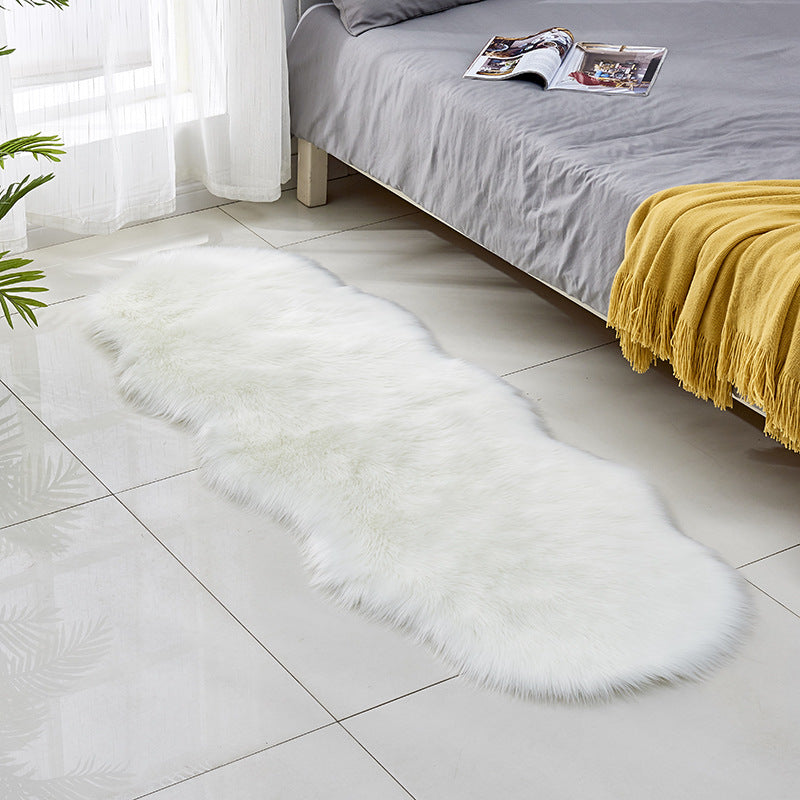 Alfombra efecto lana sintética — Estilo elegante y acogedor
