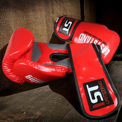 Guantes de boxeo profesionales – Entrenamiento sanda para hombre y mujer