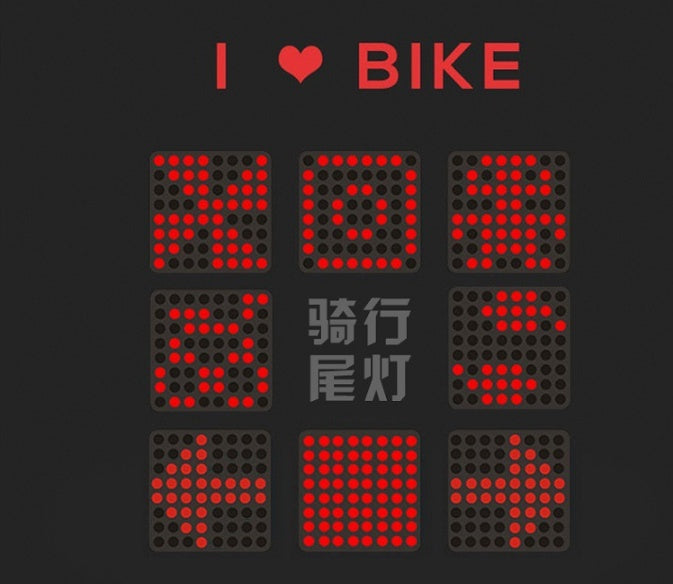 Luz trasera inteligente para bicicleta – Señales automáticas de giro, freno y recarga USB