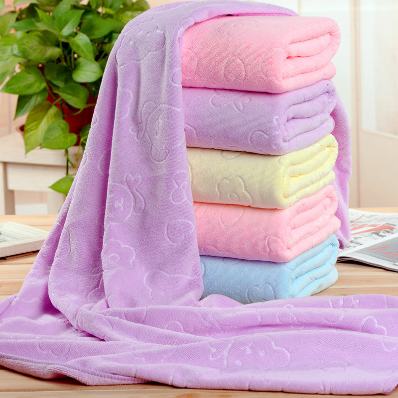 Toalla infantil de oso — Suave, absorbente y perfecta para playa o baño